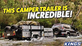 FIRST LOOK! Brenno reviews Kings XOT5 Forward-Fold Camper Trailer!