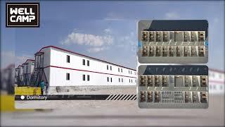 Fast Install Prefab Labor Camp Container Camp for Worker Accommodation/Dormitory