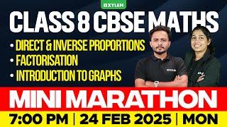 Class 8 CBSE Maths | Mini Marathon | Xylem Class 8 CBSE