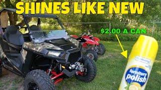 THE BEST WAY TO KEEP YOUR SIDE BY SIDE CLEAN AND SHINY. POLARIS RZR SHINES LIKE NEW