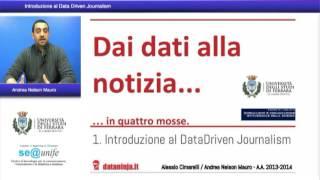 Corso introduttivo al data journalism