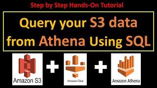 How to query S3 data from Athena using SQL | AWS Athena Hands On Tutorial | Create Athena Tables