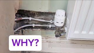 Plastering Nightmare HEATING PIPES