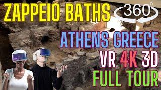 Hidden Athens: Zappeio Roman Baths | Immersive 4K 3D 360° VR Tour