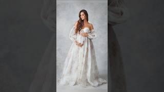 Maternity outfit ideas for photoshoot #shorts #ytshorts #youtubeshorts