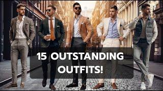 15 New Mens Smart Casual Elegant Outfits  | Mens Style 2023 | Mens Outfit Inspiration