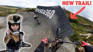 RIDING THIS NEW TRAIL AT DYFI BIKEPARK!