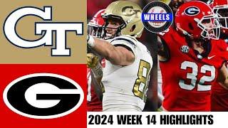 #7 Georgia vs Georgia Tech (MUST WATCH, AMAZING GAME!) | 2024 College Football Highlights