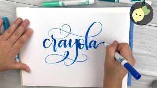 How To Do Crayola Calligraphy - My Tips, Tricks & Hacks for Beginners