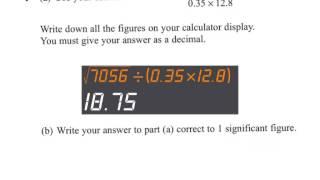 Q1 using your calculator