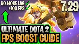 ULTIMATE DOTA 2 FPS BOOST + 100 FPS !!!  NO LAGS!  MEGA BOOST 