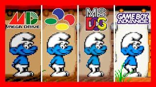 The Smurfs (1994)  16-bit Versions Comparison  SNES, Mega Drive, Mega-CD, MS-DOS and Windows