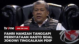 Pandangan Fahri Hamzah soal Dukungan Jokowi | One on One tvOne