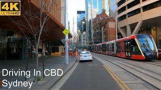 Driving In Sydney CBD | August 2022 | Sydney Australia | 4K UHD