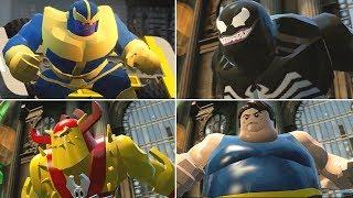 Spider-Man (Avengers Endgame) vs Wolverine + Hulk Smash Gameplay in LEGO Marvel Super Heroes