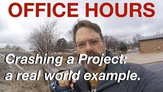 Office Hours: A real world example of crashing a project.