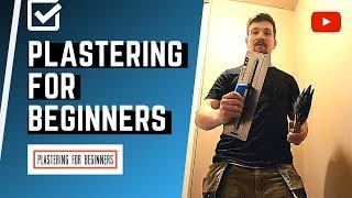Learn How To Plaster A Wall For Beginners (START TO FINISH)