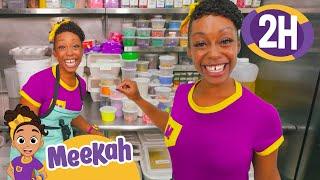 Meekah Designs Her Own Cake | Blippi and Meekah Best Friend Adventures | Educational Videos for Kids