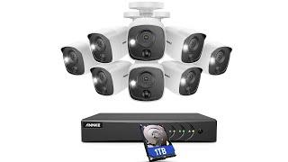 ANNKE Home Wired Camera Security System, 8CH 5MP Lite H.265+ AI DVR