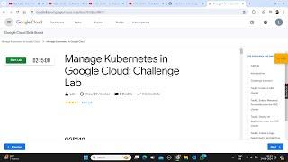 Manage Kubernetes in Google Cloud: Challenge Lab || Lab Solution || Qwiklabs Arcade 2024