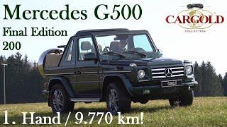 Mercedes G500 Final Edition, 2014 | 1 of 200 | Driving & Report | 1. Hand | Farbrarität | for sale