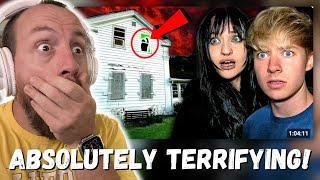 ABSOLUTELY TERRIFYING!!! Sam and Colby The Exorcist House: A Night Turned Demonic (REACTION!!!)