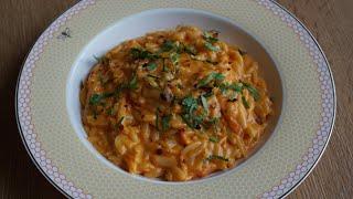 One Pot Orzo | Reisnudeln in Cremiger Sauce | Einfach und Lecker