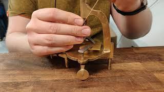 Classic watchmaking tools: Drilling a watchplate with a Machine á Percer or Percer-droit