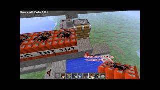 Simple Automatic cannon in Minecraft (Tutorial)