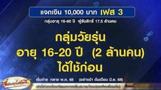 จับตาเคาะแจกเงินหมื่น เฟส 3 ให้วัยรุ่น 16-20 ปี ก่อน 'ศิริกัญญา' เปิด 3 เรื่องสยอง