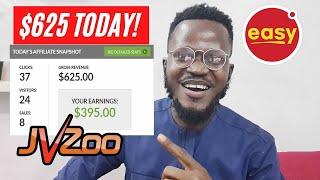 JVZoo Affiliate Marketing Tutorial: How I Made $625 in a day [Step-by-Step]