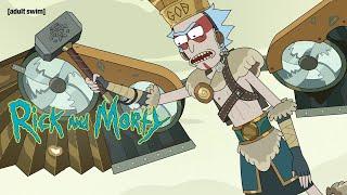 Rick and Morty Season 7 | Attack on Thor's Tower | Adult Swim UK 