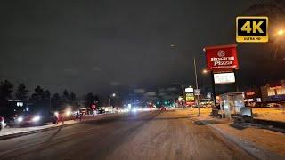 Night Driving - South Edmonton, Alberta, Canada, February 2024