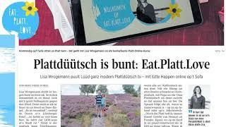 Eat.Platt.Love in der Zeitung I Leseverstehens-Übung I Was mache ich eigentlich in Island? :)