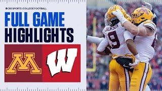 Minnesota Golden Gophers vs. Wisconsin Badgers: FULL GAME HIGHLIGHTS | Big Ten on CBS