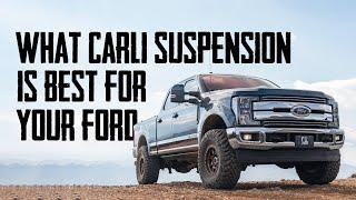 What Carli Suspension Lift is Right for Your 17+ Ford?