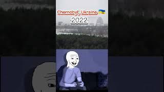 Chernobyl Ukraine   2022 vs 1986 #shorts #chernobyl