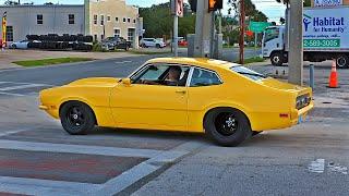 Classic/Muscle Cars Cruising In/Out of Eustis Classic Car Show - December 2024