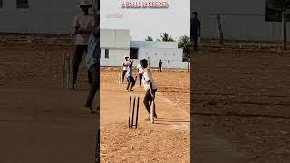 Last Over 6 balls 18 Runs Needed for Trichy Team #lhcctrichy #shorts