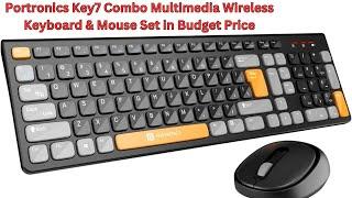 Portronics Key7 Combo Multimedia Wireless Keyboard & Mouse Set in Budget | Unboxing and Review