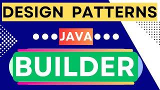 1. BuilderPattern : How to Create a Builder Pattern class in JAVA || APIPOTHI || DESIGN PATTERNS