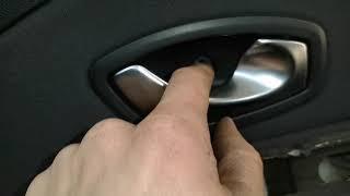 Как снять обивку передней двери на Renault Fluence