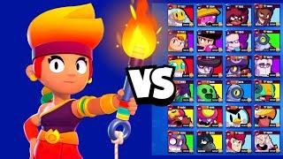 АМБЕР ПРОТИВ ВСЕХ БРАВЛЕРОВ! BRAWL STARS