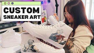 Artists Are Creating Unique Anime-Inspired Sneaker Art