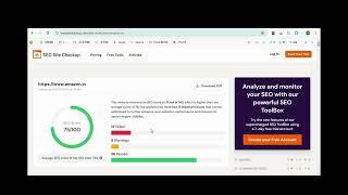 how to seo site checkup and download