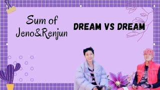 Sum of Noren Moment in Dream vs Dream (Jeno vs Renjun)