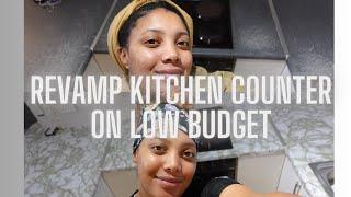 Low Budget Aesthetic Kitchen counter| South African YouTuber