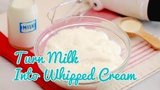 How to Turn Milk Into "Whipped Cream" - Gemma's Bold Baking Basics Ep 16