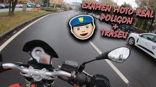 EXAMEN MOTO REAL (POLIGON + TRASEU) | Admis ️