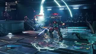 Final Fantasy VII Remake Intergrade Use Synergy Stagger Armored Shocktrooper